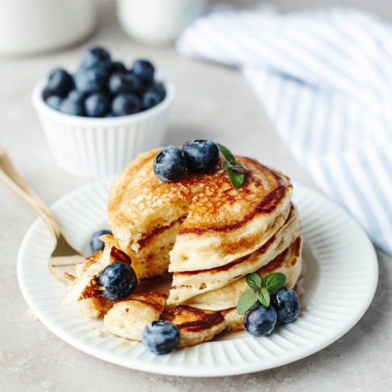 Homemade Fluffy Pancakes - Recipe photo by The Cookin Chicks