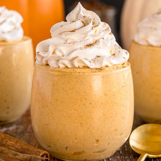 Easy Pumpkin Mousse - Recipe photo by KyleeCooks
