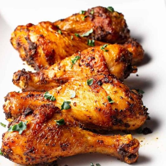 Crispy Air Fried Chicken Legs - Recipe photo by Intentional Hospitality