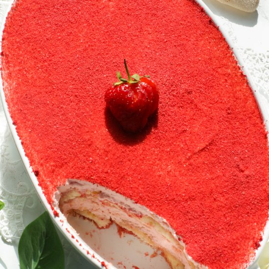 Strawberry Tiramisu - Recipe photo by Simshomekitchen