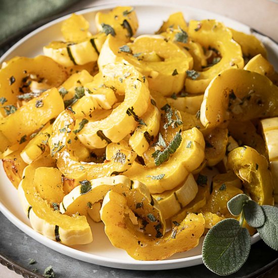 Roasted Delicata Squash - Recipe photo by peelwithzeal