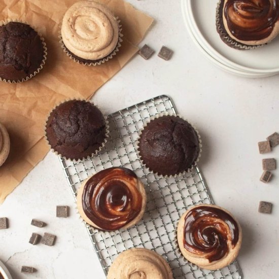 Gluten-Free Chocolate Cupcakes - Recipe photo by peelwithzeal