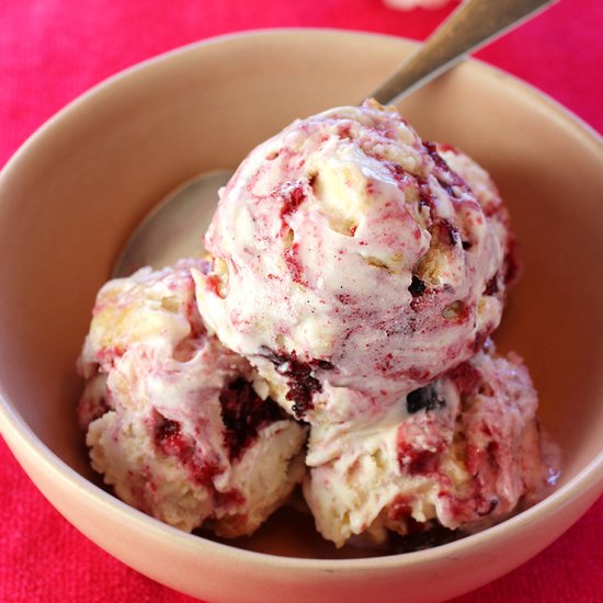 Berry Slab Pie Ice Cream - Recipe photo by Food Gal