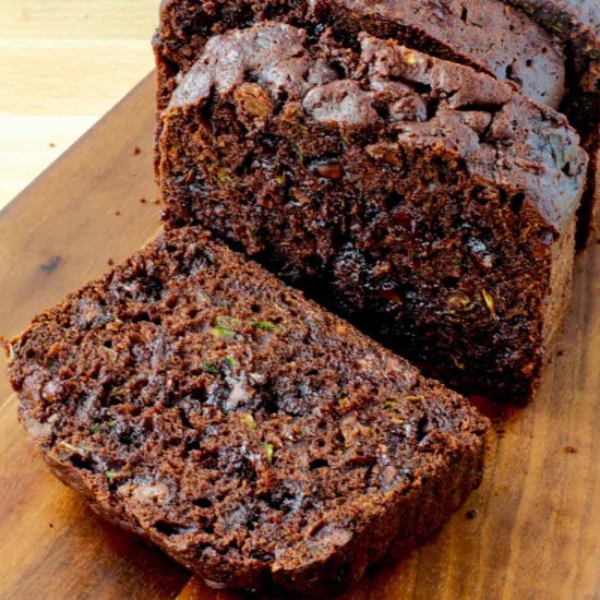 Double Chocolate Zucchini Bread - Recipe photo by karenskitchenstories