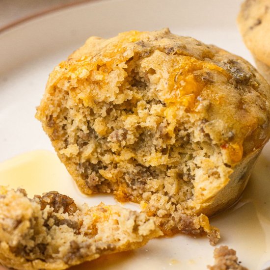Pancake Sausage Muffins - Recipe photo by healthdownsouth