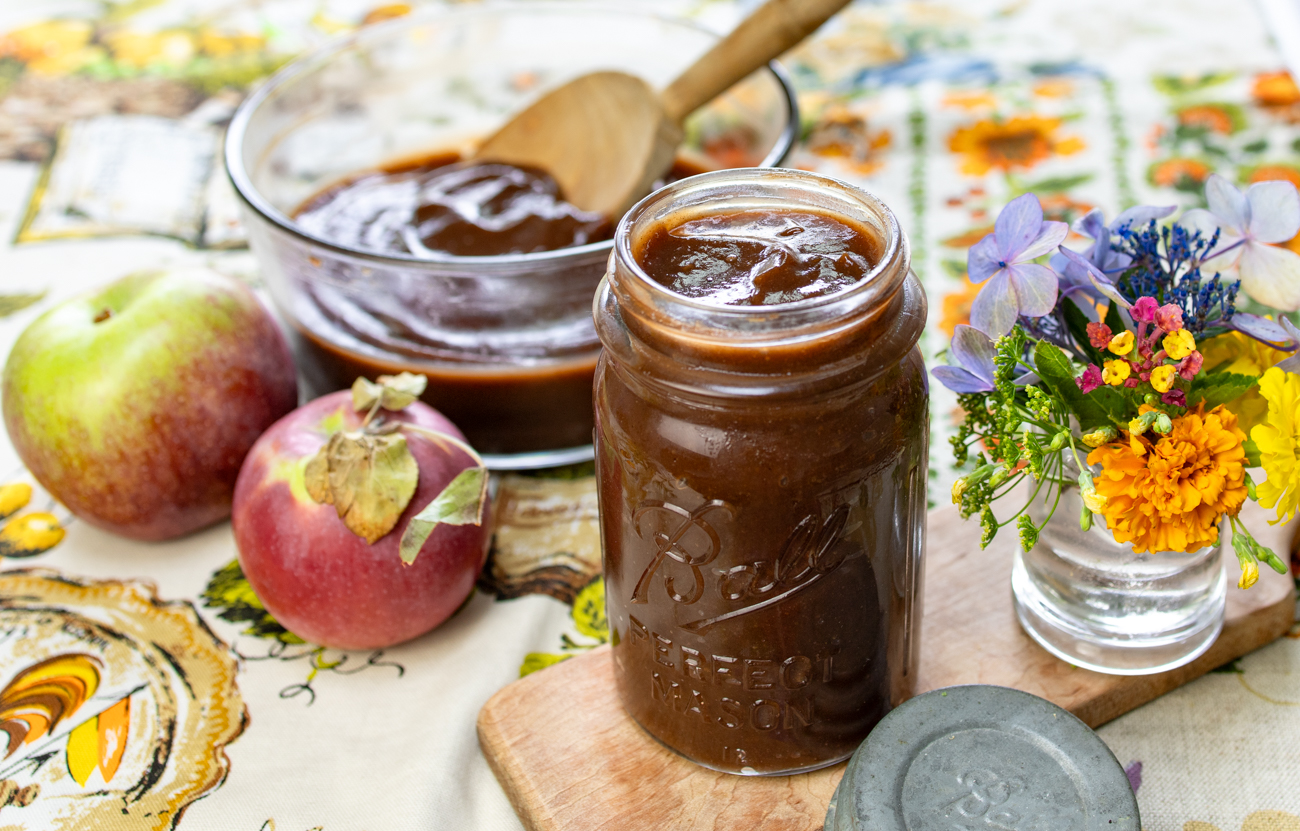 Macoun and McIntosh Apple Butter - Recipe photo by a zest for life