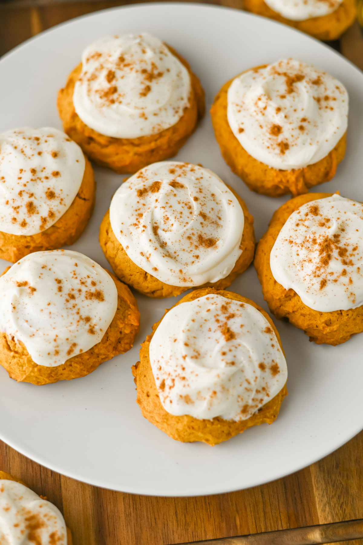 Pumpkin Cream Cheese Cookies - Recipe photo by The Cookin Chicks