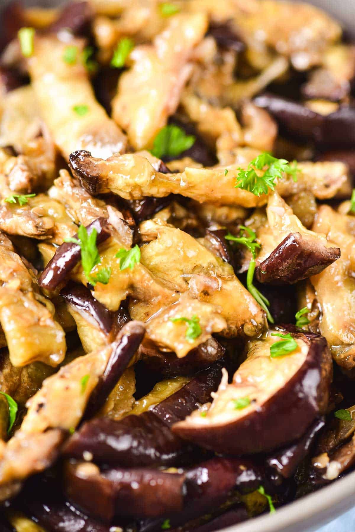 Quick Pickled Eggplant - Recipe photo by ImmigrantsTable