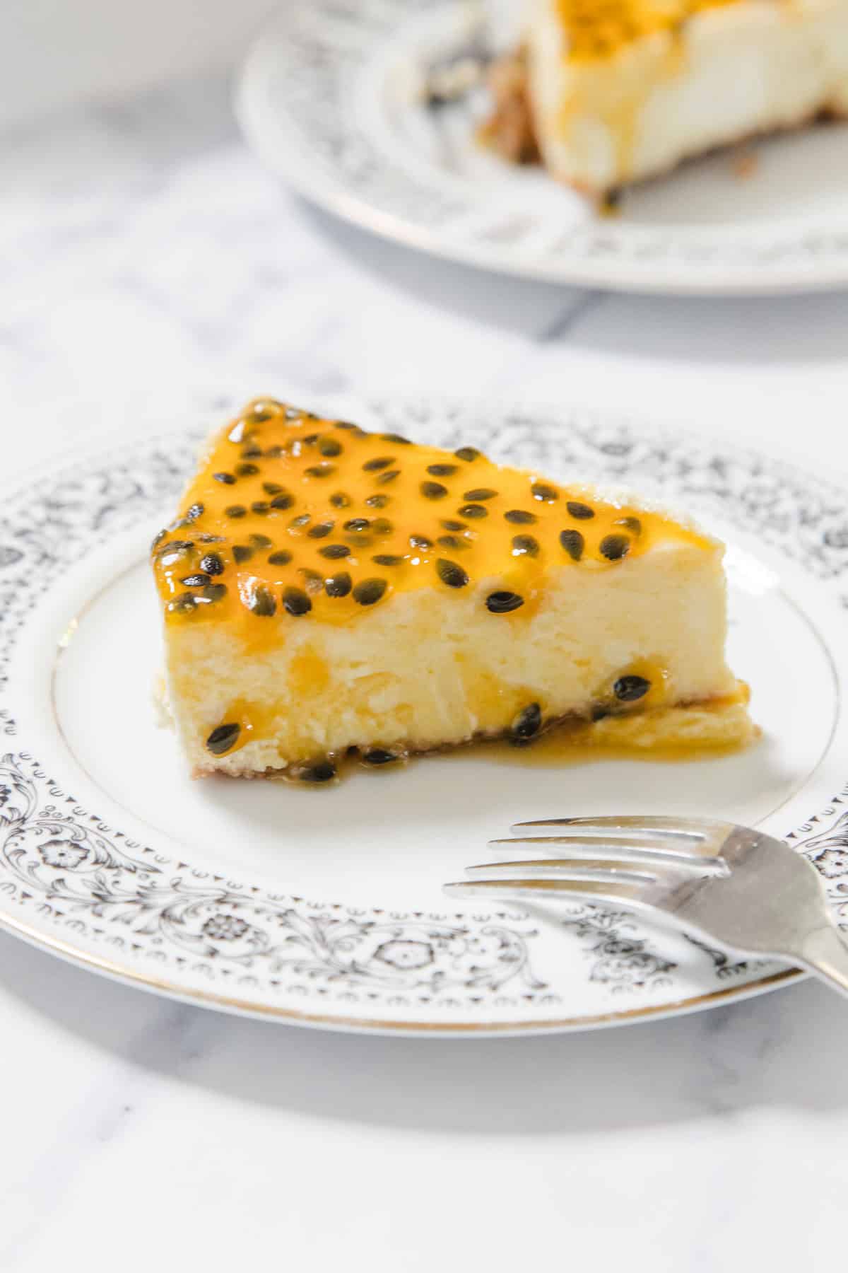 Passionfruit Cheesecake - Recipe photo by ImmigrantsTable