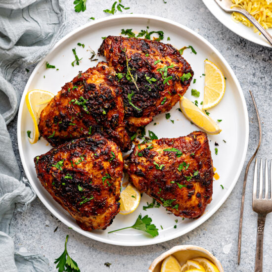 Air Fryer Chicken Thighs - Recipe photo by cubesnjuliennes
