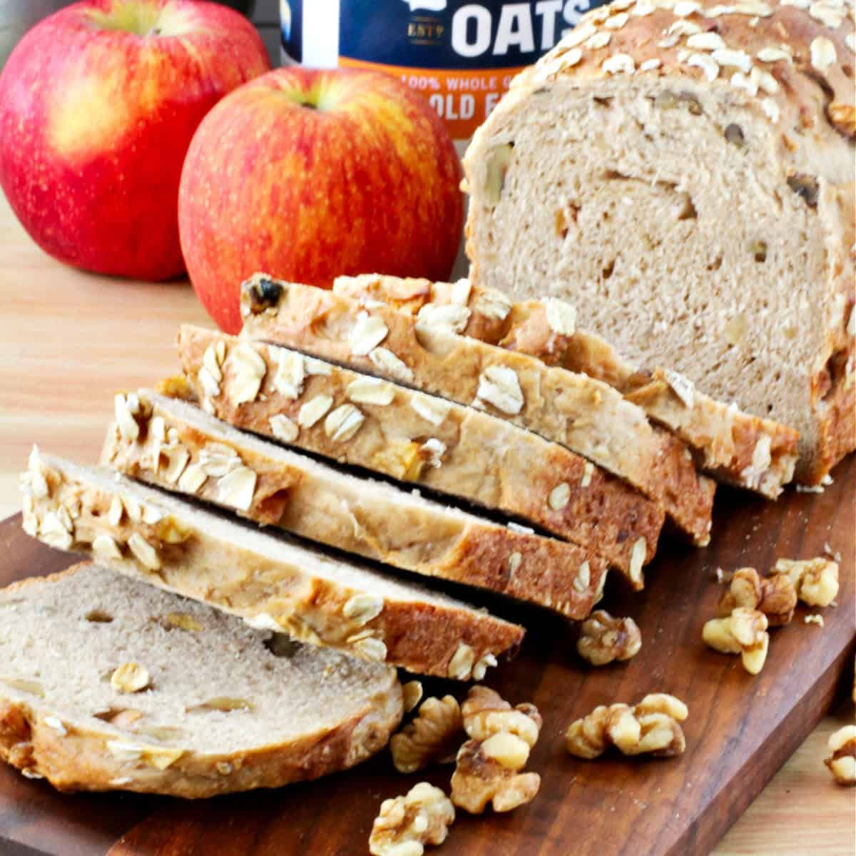 Apple Oatmeal Bread - Recipe photo by karenskitchenstories
