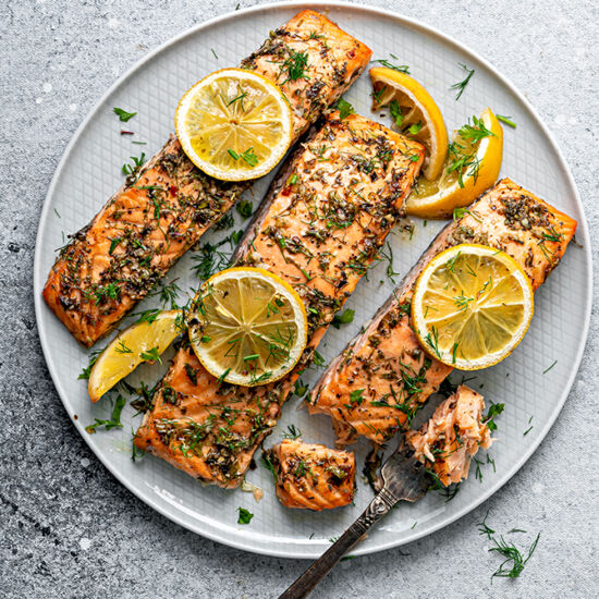 Oven Baked Salmon - Recipe photo by cubesnjuliennes