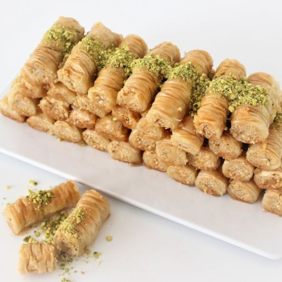 Baklava Rolls with Nutty Syrup - Recipe photo by Cupcake Savvys Kitchen