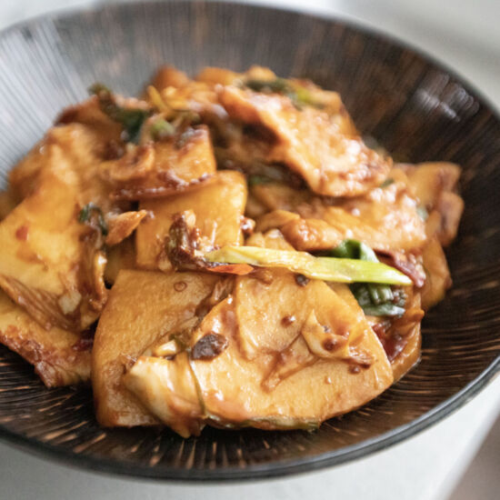 Bamboo Shoot and Pork Stir-Fry - Recipe photo by foodmakesmehappy