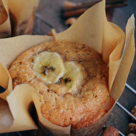 Banana Nut Muffins - Recipe photo by LivingtheGourmet