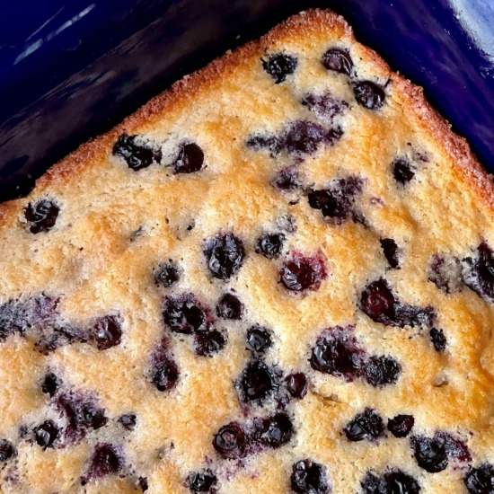 Easy Blueberry Cobbler - Recipe photo by thekitchendocs