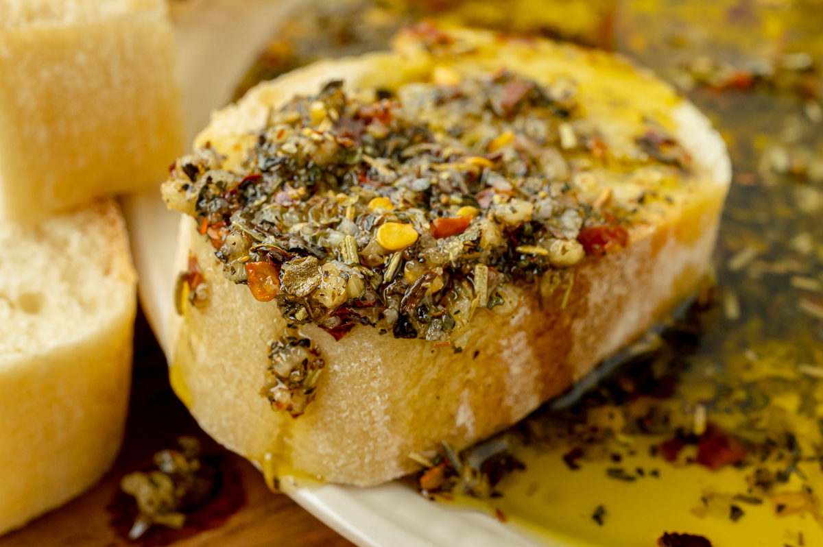 Herb Bread Dipping Oil - Recipe photo by savoryexperiments