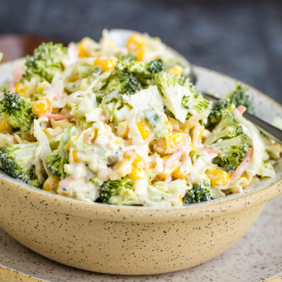 Broccoli Corn Slaw - Recipe photo by CallMePMc