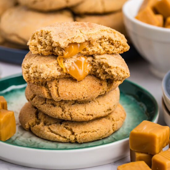 Caramel Apple Cookies - Recipe photo by savoryexperiments