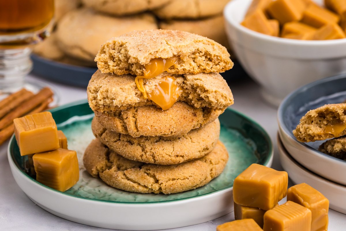 Caramel Apple Cookies - Recipe photo by savoryexperiments