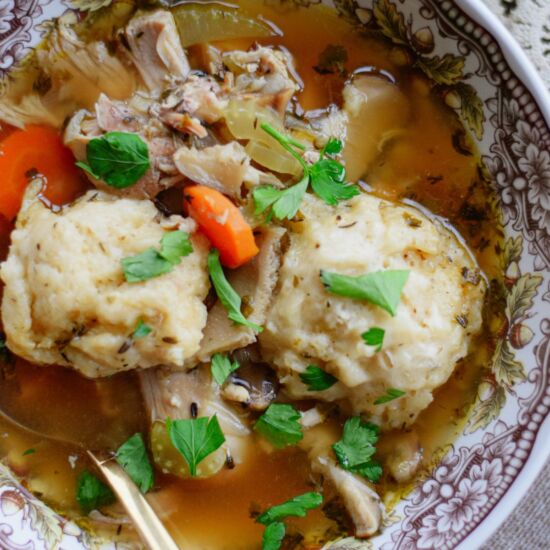 Chicken and Dumplings - Recipe photo by LivingtheGourmet