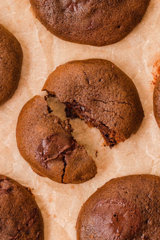 Chocolate Brownie Cookies - Recipe photo by The Cookin Chicks