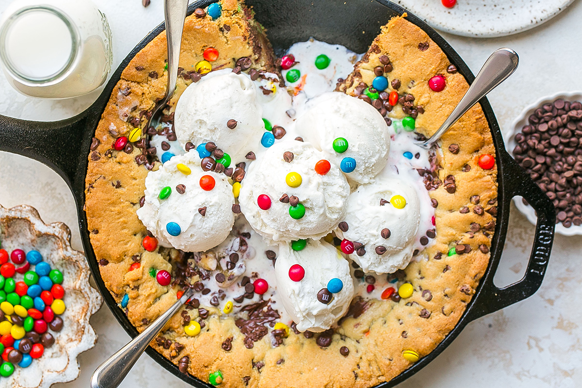 Chocolate Chip Skillet Cookie - Recipe photo by savoryexperiments