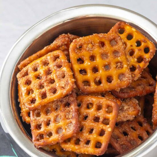 Cinnamon Sugar Pretzels - Recipe photo by happysnackcidents