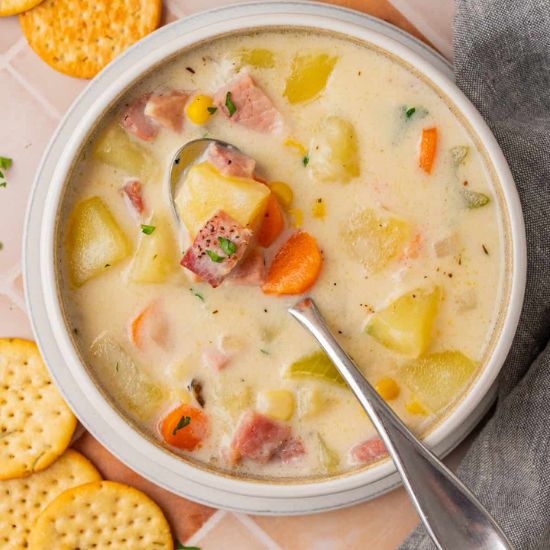 Creamy Ham And Potato Soup - Recipe photo by Blues Best Life