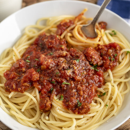 Crock Pot Spaghetti Sauce - Recipe photo by BeyondtheCoop