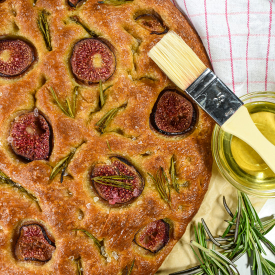 Fig and Rosemary Focaccia - Recipe photo by bastecutfold