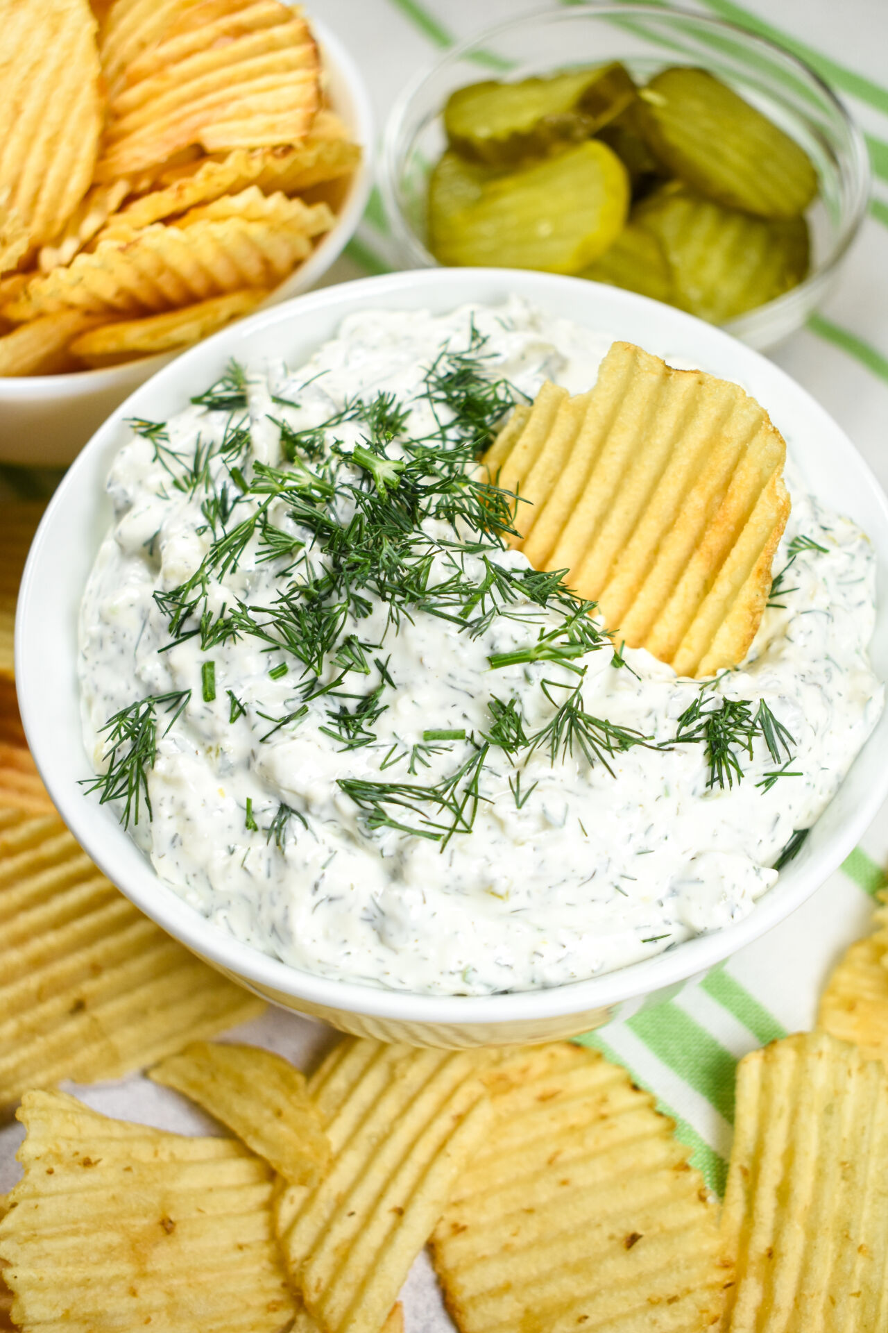 Dill Pickle Dip - Recipe photo by bastecutfold