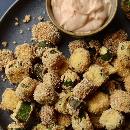 Southern Fried Okra - Recipe photo by ButterYum