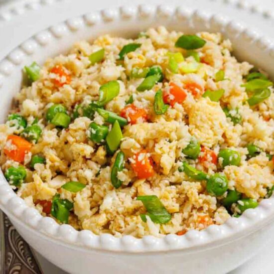 Cauliflower Fried Rice Bowl - Recipe photo by Lowcarb-nocarb