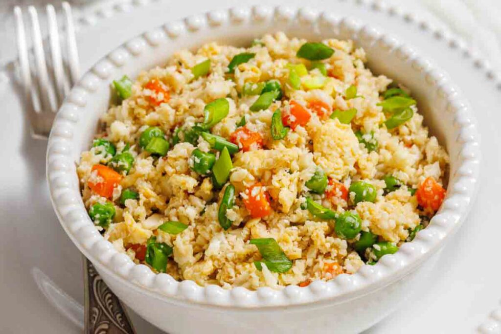 Cauliflower Fried Rice Bowl - Recipe photo by Lowcarb-nocarb