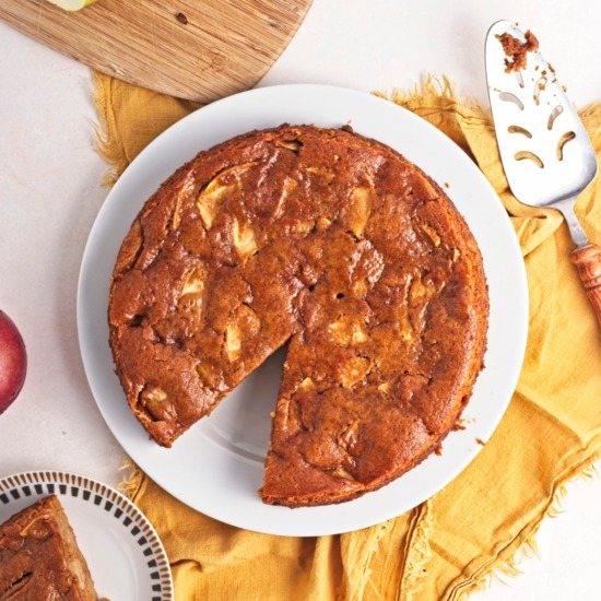 Moist Einkorn Apple Cake - Recipe photo by TheDomesticLifeStylist