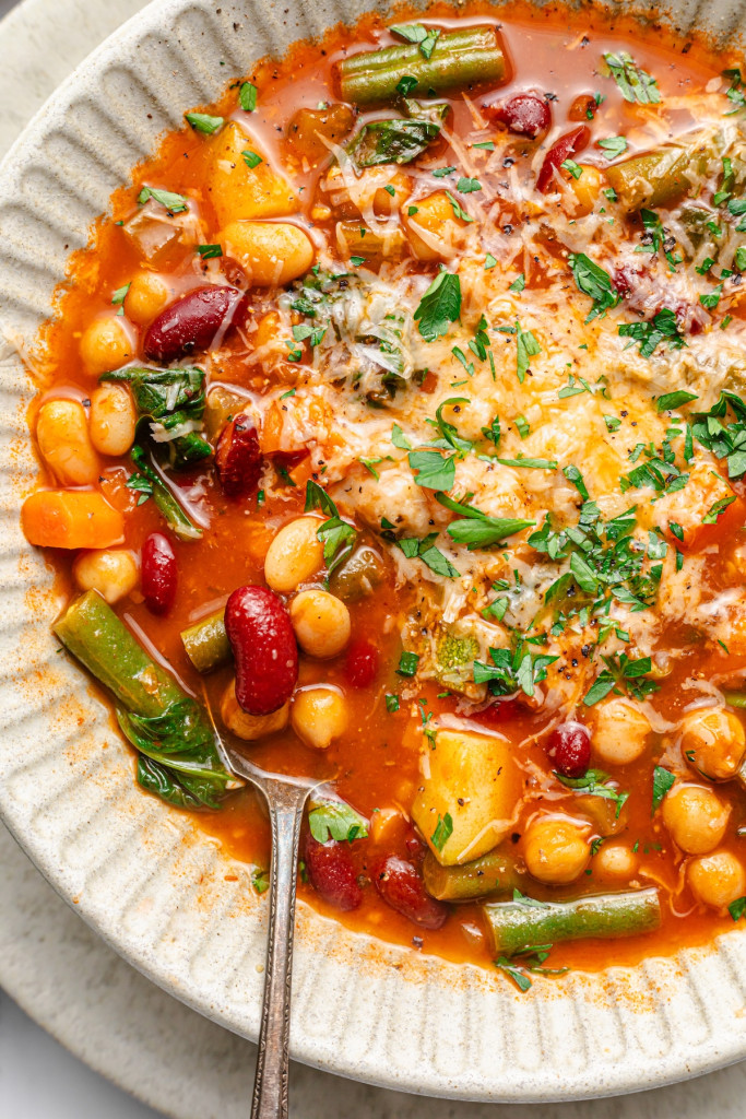 Feel-Good Minestrone Soup - Recipe photo by myeverydaytable