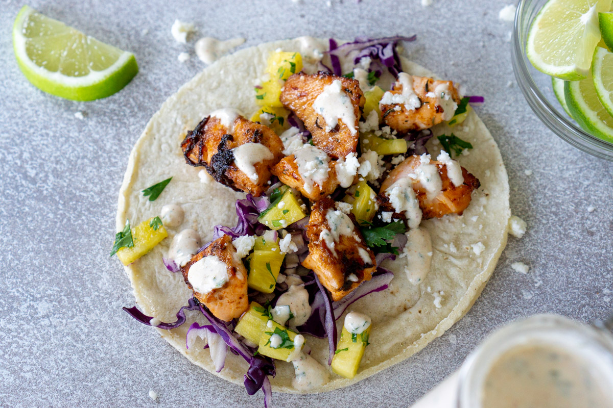 Baja Style Fish Taco Sauce - Recipe photo by savoryexperiments