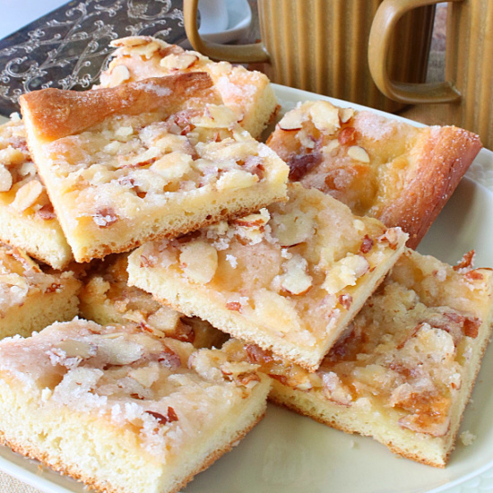 German Zucker Kuchen (Sugar Cake) - Recipe photo by Kudos Kitchen by Renee Recipes