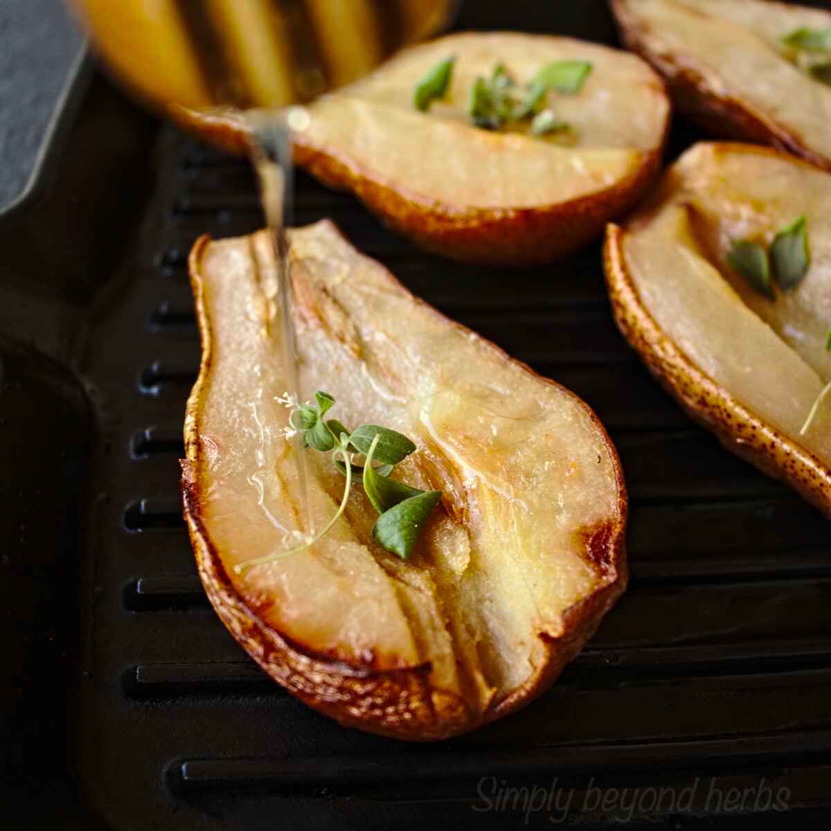 Easy Grilled Pears - Recipe photo by Simply beyond herbs