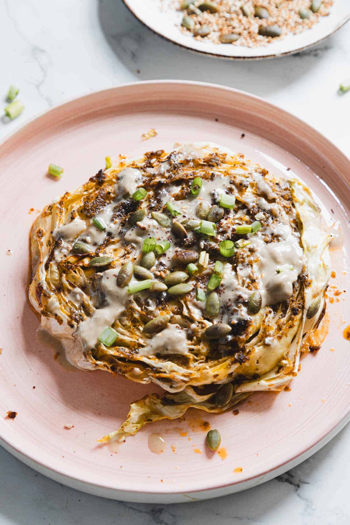 Spicy Air Fryer Cabbage Steaks - Recipe photo by ImmigrantsTable