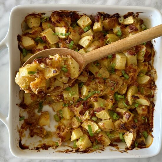Healthy Mississippi Mud Potatoes - Recipe photo by Healthy Foodie Girl