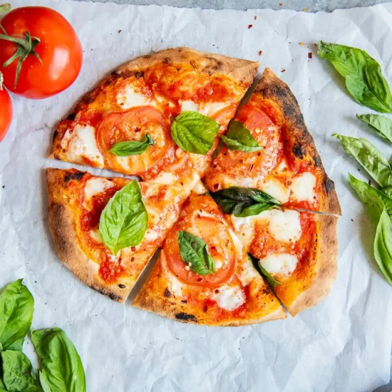 Homemade Tomato Margherita Pizza - Recipe photo by like mother like daughter