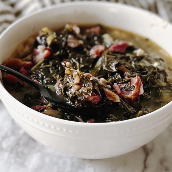 Southern Collard Greens - Recipe photo by Good Enough Moming