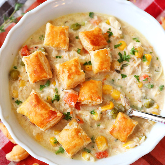 Crock Pot Chicken Pot Pie - Recipe photo by SimplyHappenings