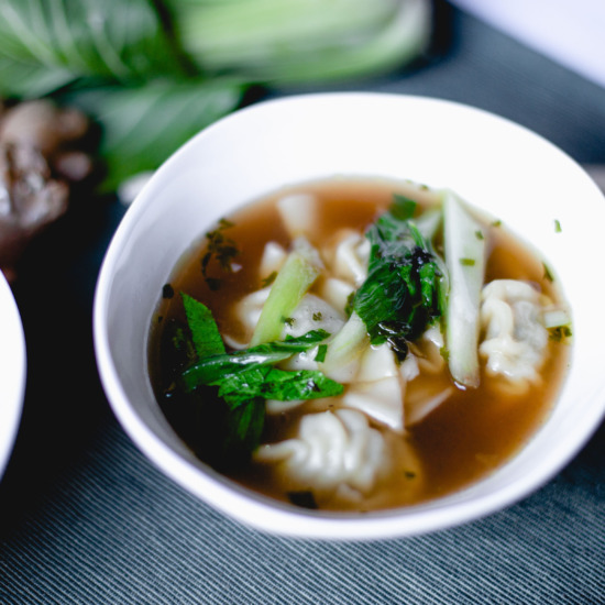 Instant Pot Wonton Soup - Recipe photo by The Bella Vita
