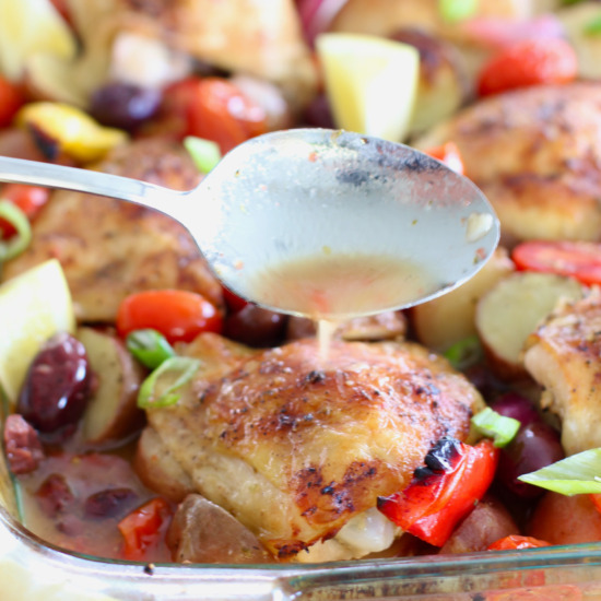 Mediterranean Chicken - Recipe photo by laughingspatula.com