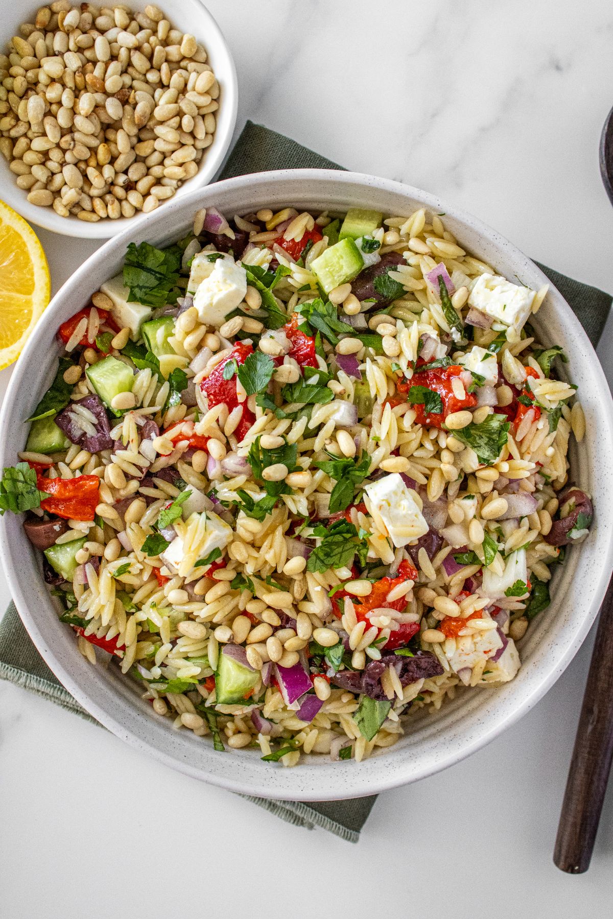 Mediterranean Orzo Salad - Recipe photo by itsnotcomplicatedrecipes