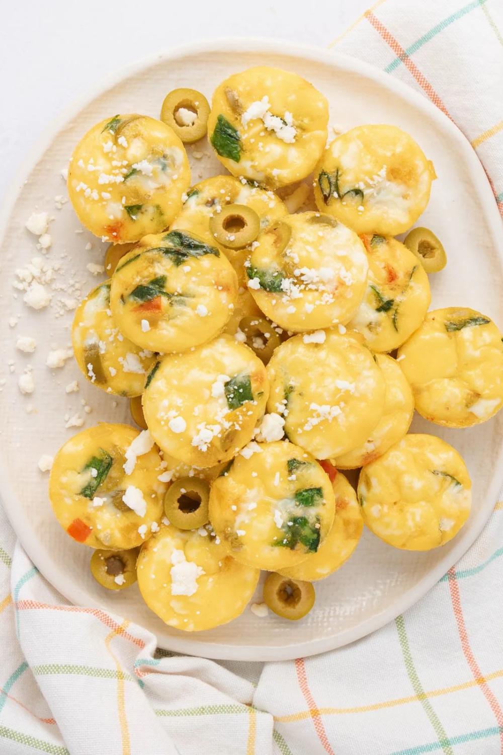 Mediterranean Egg Bites - Recipe photo by Intentional Hospitality