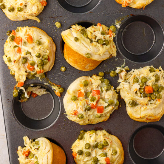 Chicken Pot Pies Muffins - Recipe photo by healthdownsouth